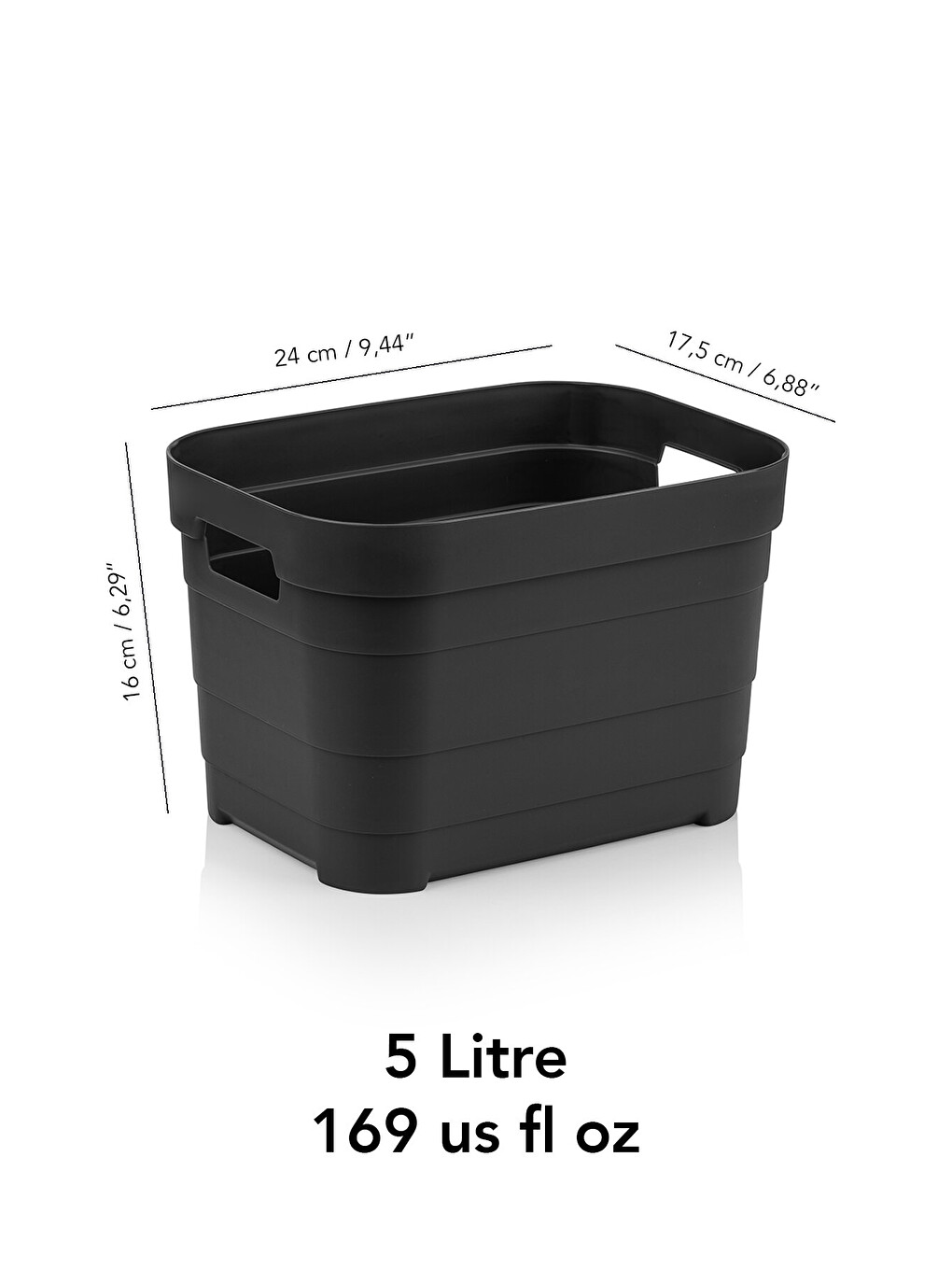 Gri 3 Adet Dekoratif Piramit Saklama Kutusu-4