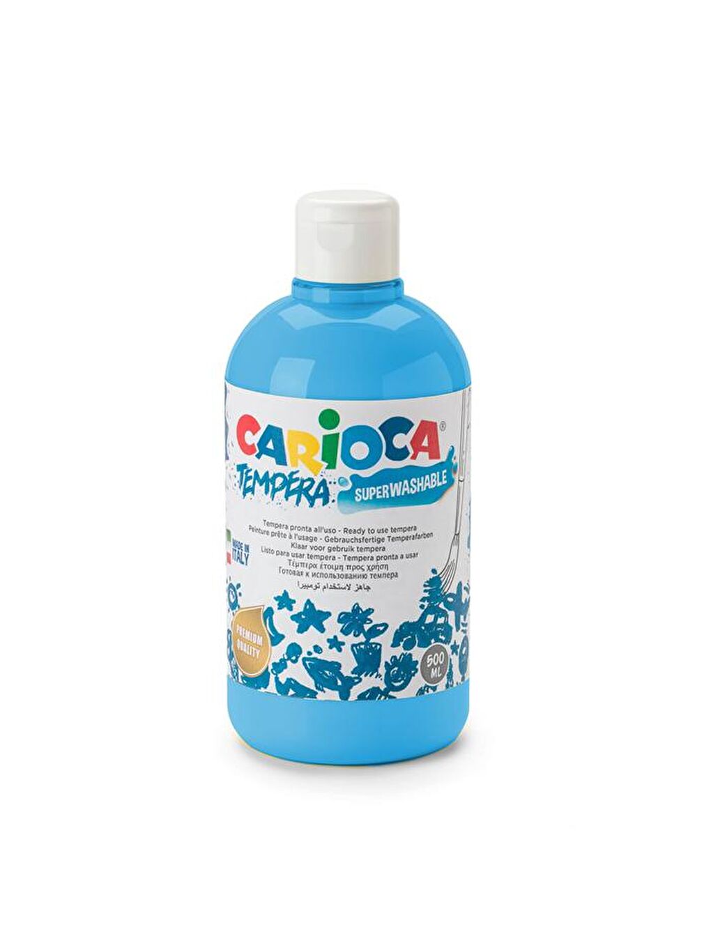 CARIOCA Mavi Tempera Boya (Süper Yıkanabilir) 500ml - Mavi