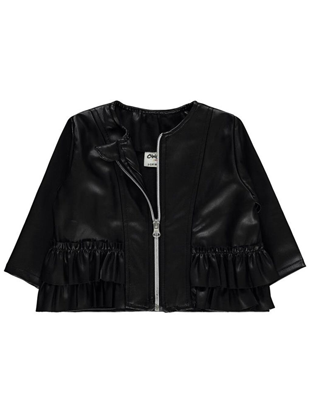 Siyah Baby Kız Bebek Ceket 9-18 Ay-1