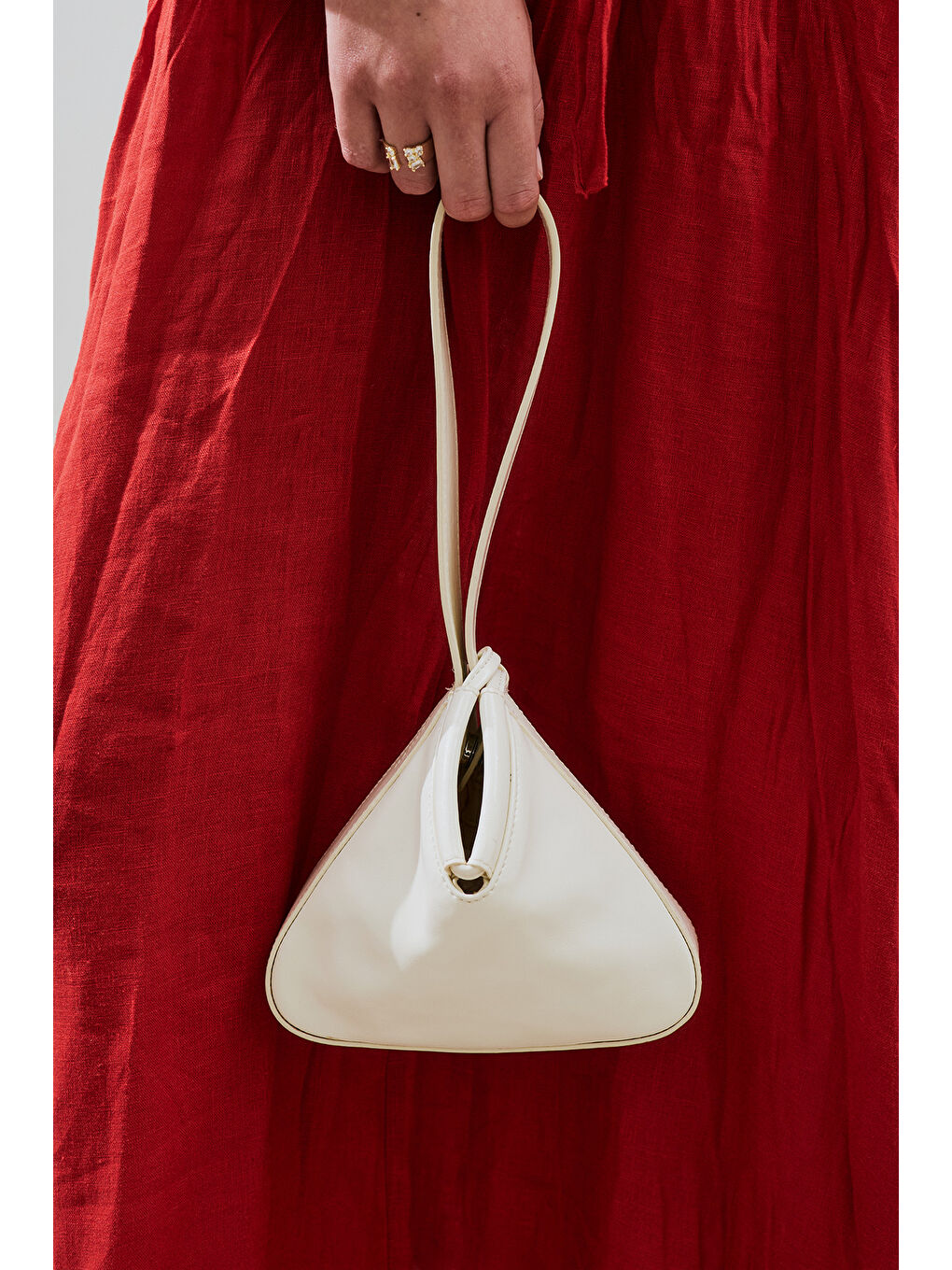 Bej Papıllon Mini Çanta Vanılla-1