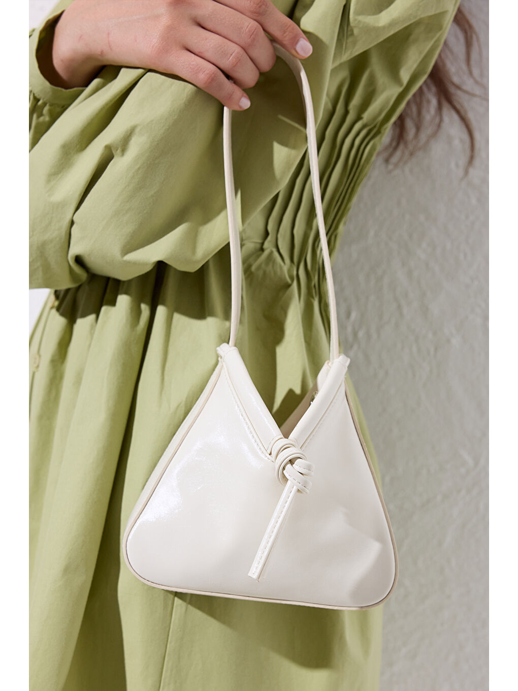 Bej Papıllon Mini Çanta Vanılla-2