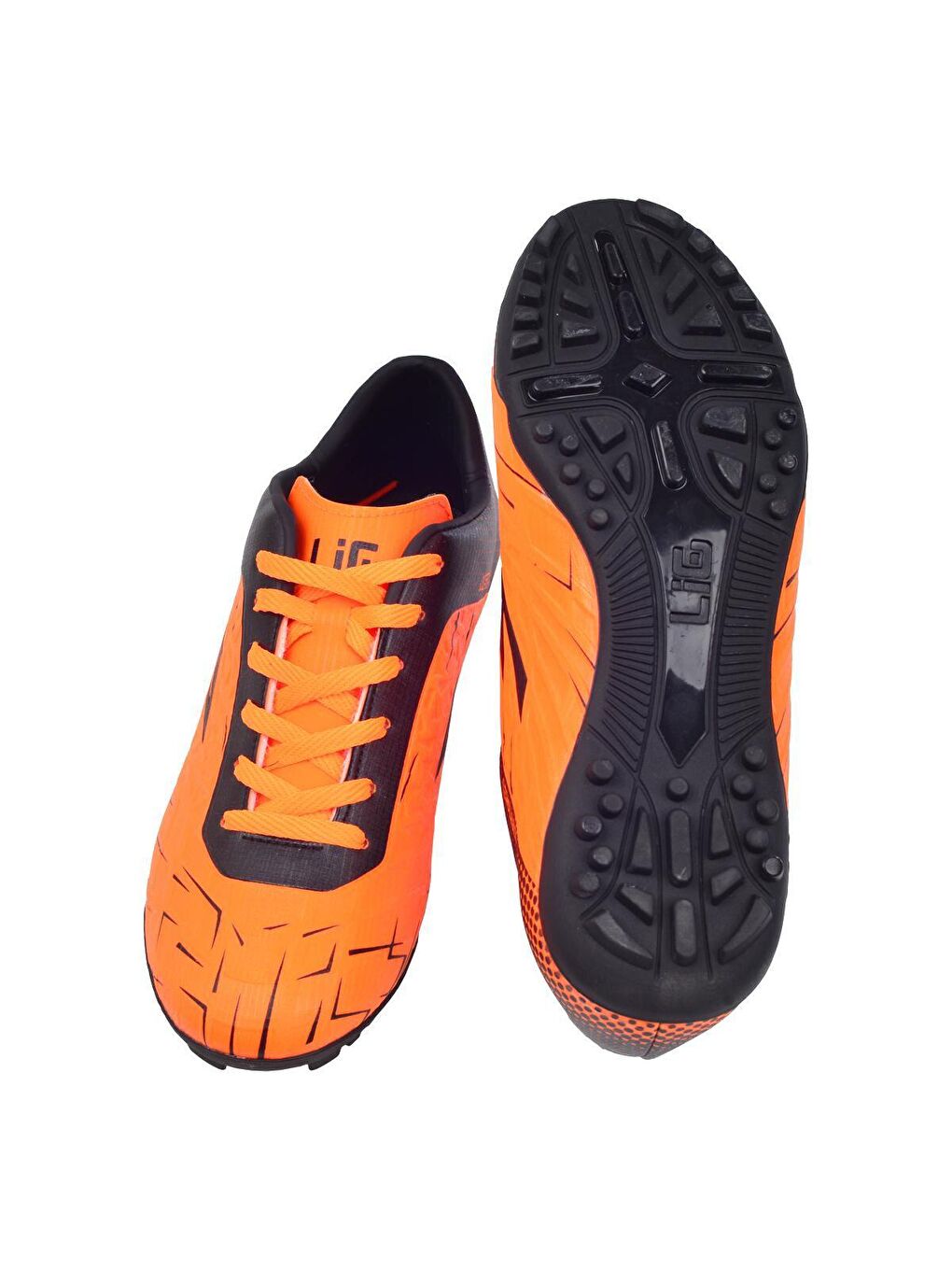 Turuncu Meteor Erkek Halı Saha Futbol Ayakkabısı-4