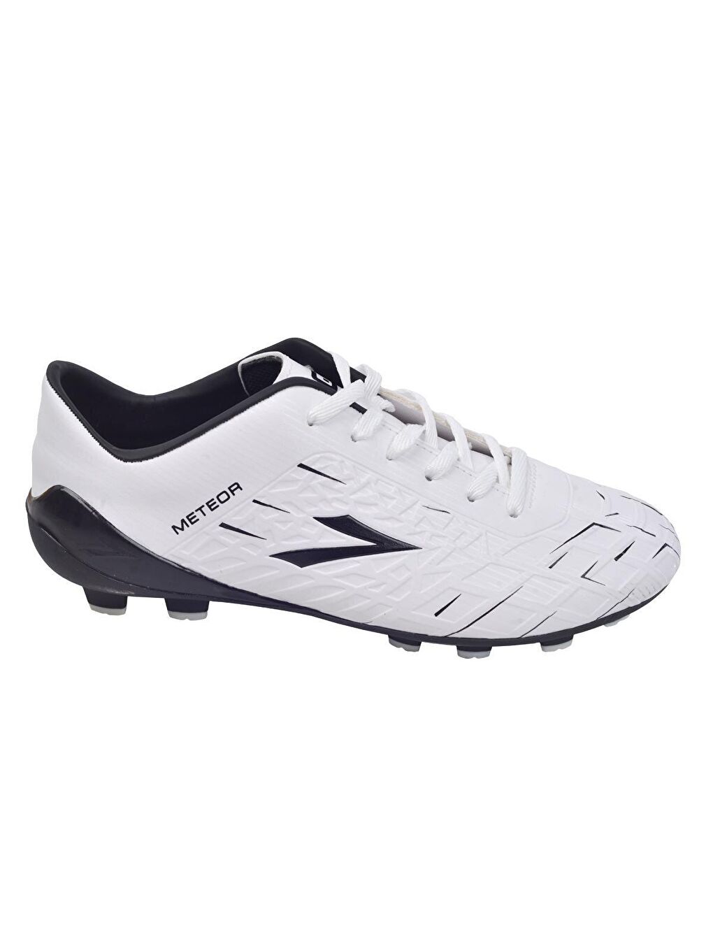 Beyaz Meteor Erkek Krampon Çim Saha Futbol Ayakkabısı-2