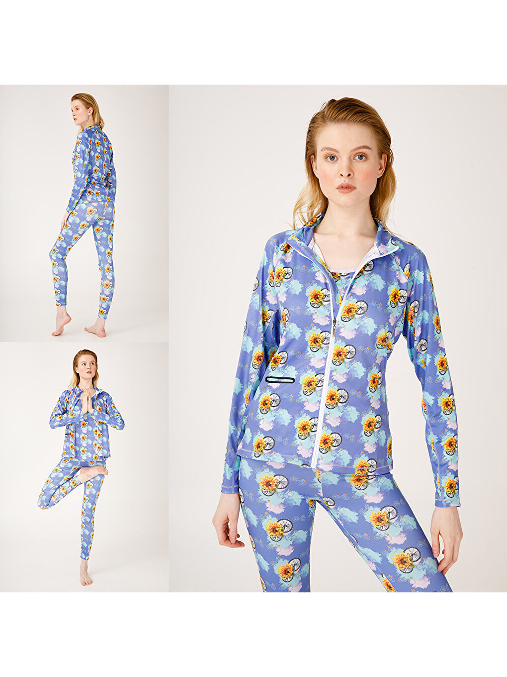 Karışık Nature Kadın Tayt-3