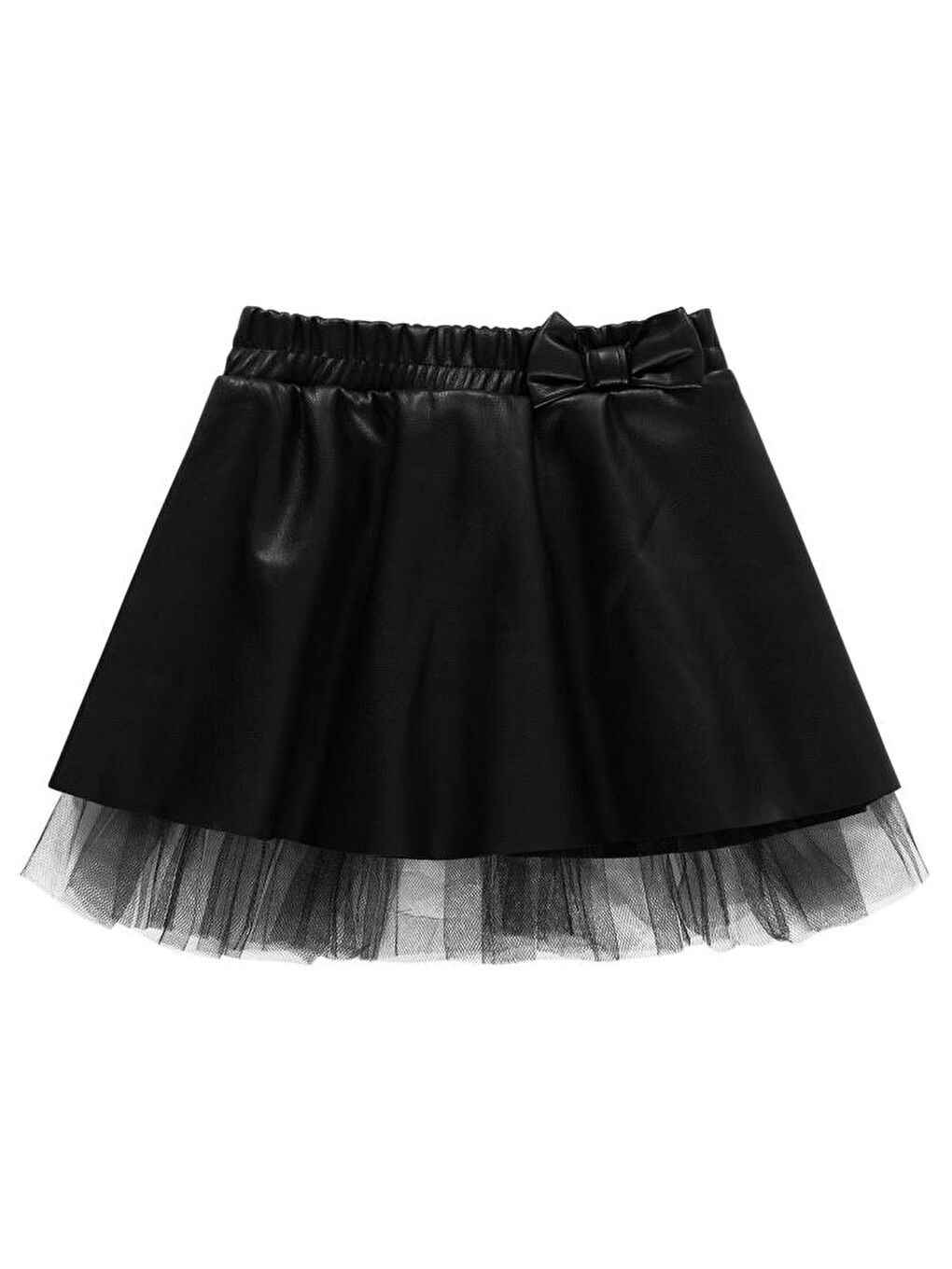 Siyah Baby Suni Deri 9-18 Ay Etek