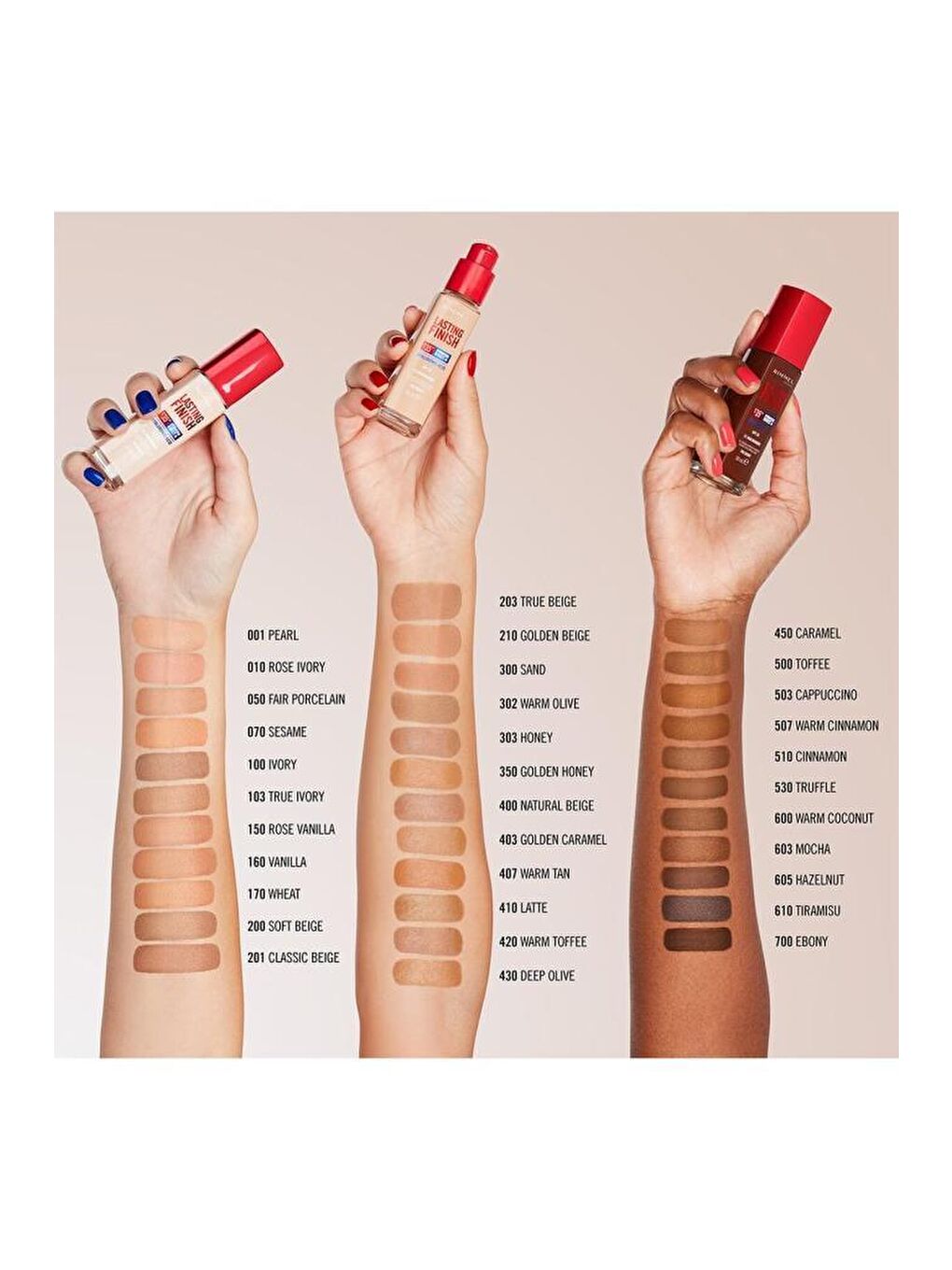 Rımmel Lastıng Fınısh Fondoten 302 Warm Olive-3