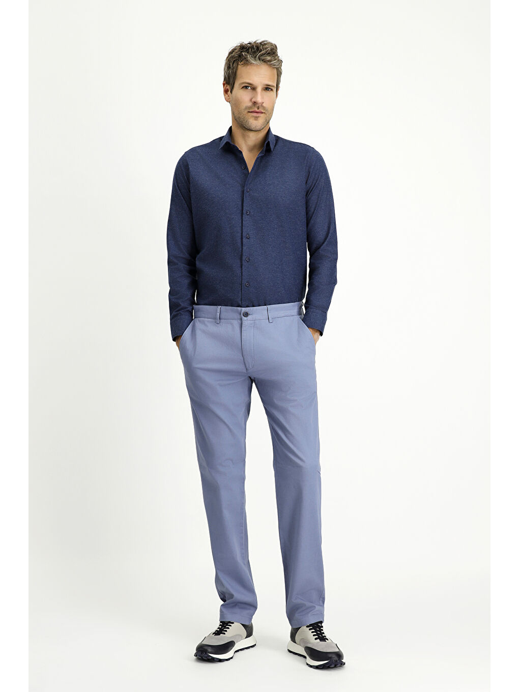 Mavi Relaxed Fit Rahat Kesim Elastanlı Kanvas / Chino Pantolon