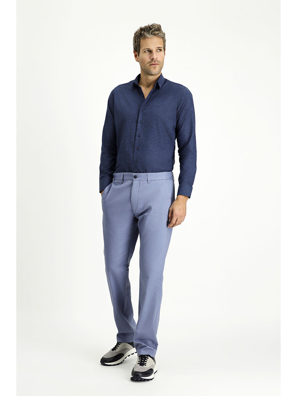 Mavi Relaxed Fit Rahat Kesim Elastanlı Kanvas / Chino Pantolon-1