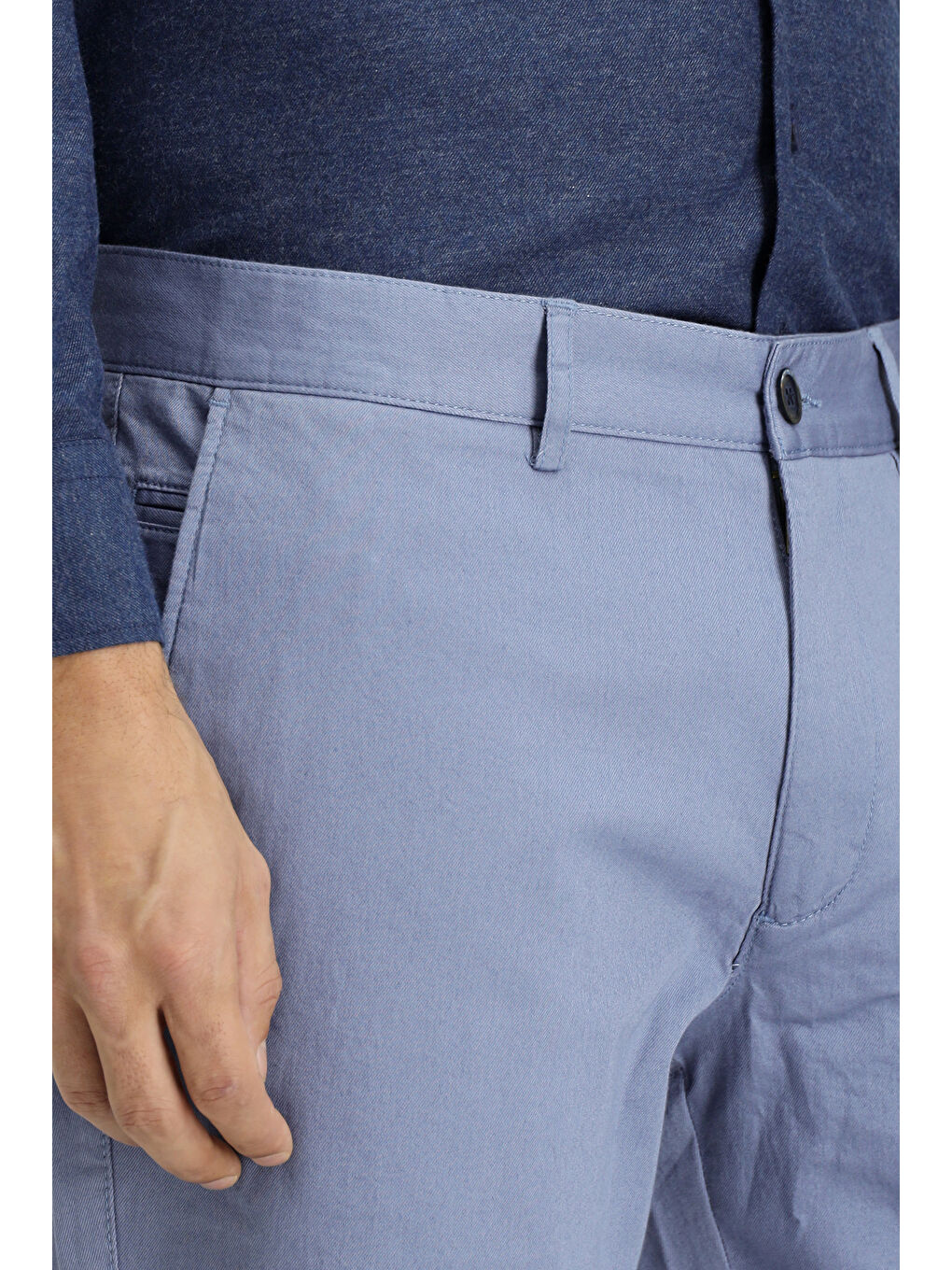 Mavi Relaxed Fit Rahat Kesim Elastanlı Kanvas / Chino Pantolon-3