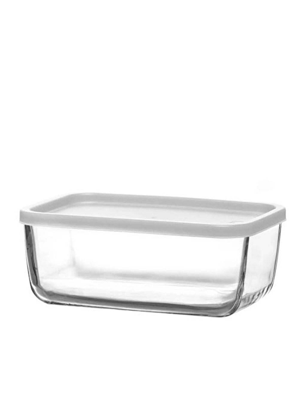 Renksiz Cub Kapaklı Saklama Kabı - 1170 ml
