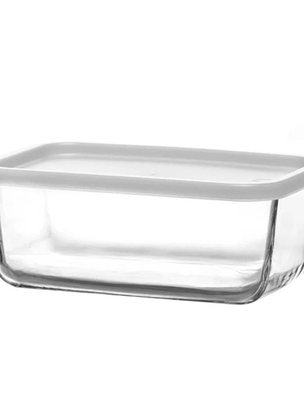Renksiz Cub Kapaklı Saklama Kabı - 1170 ml-1