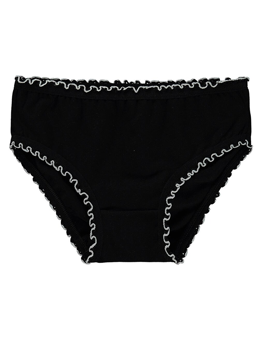 Beyaz Çorap Muldira Kız 3' Lü Slip - Standart-5