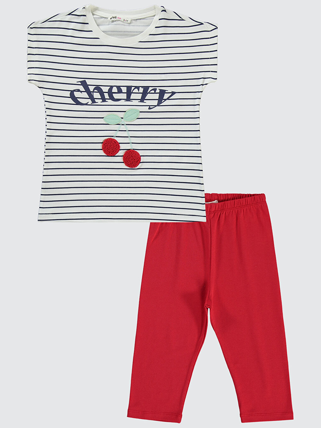 Lila Girls Kız Çocuk Takım 6-9 Yaş Ekru-Kırmızı