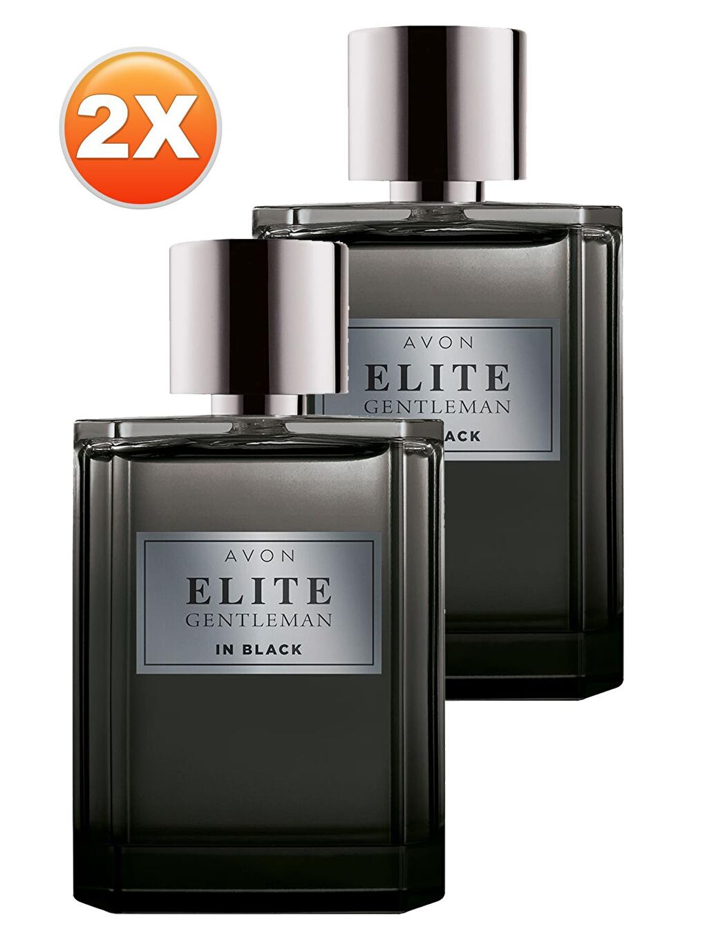 AVON Elite Gentleman in Black Erkek Parfüm Edt 75 Ml. İkili Set - 1