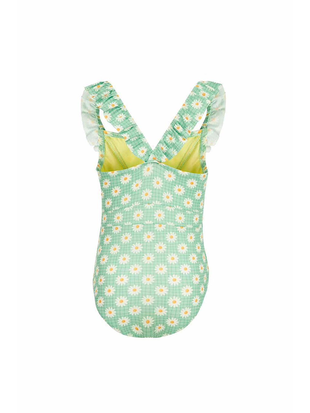 Kız Çocuk Deniz Havuz Mayosu Lesıa 5568 Yeşil-3