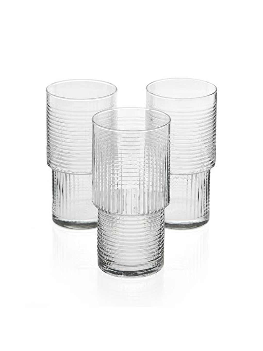 Renksiz Helen 3'lü Bardak Seti - 400 ml-2