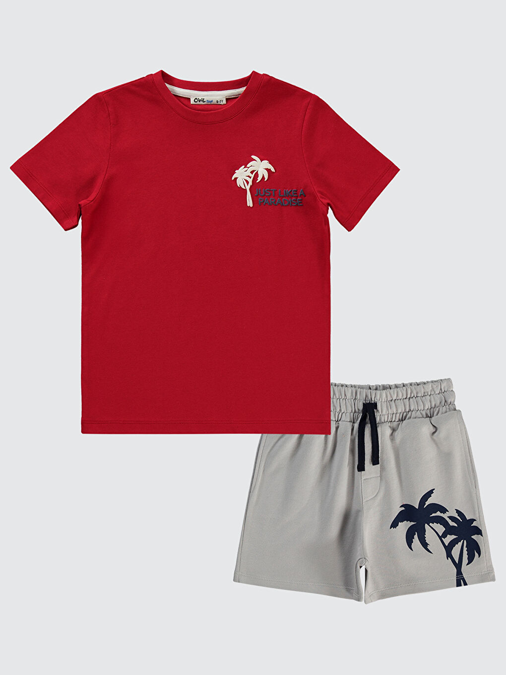 Boys Erkek Çocuk Takım 6-9 Yaş Kırmızı