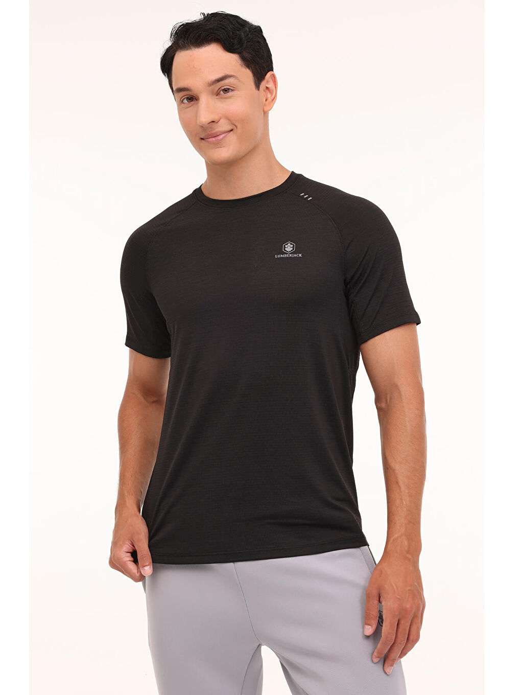 ML CLIFF 11CSH-1002 4FX Siyah Erkek Kısa Kol Tişört