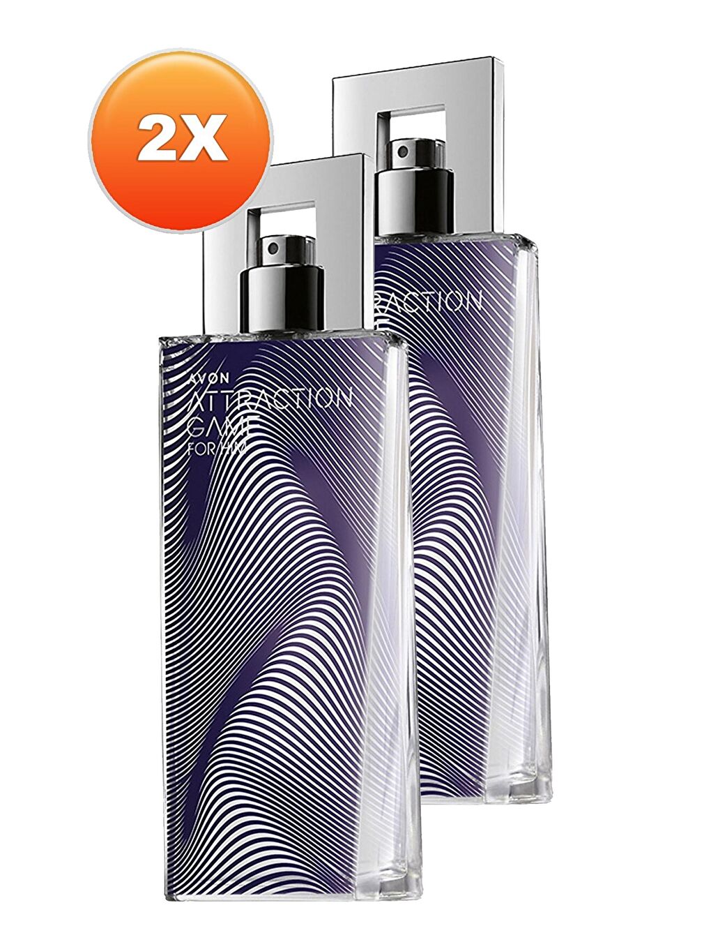 AVON Renksiz Attraction Game Erkek Parfüm Edt 75 Ml. İkili Set - 1