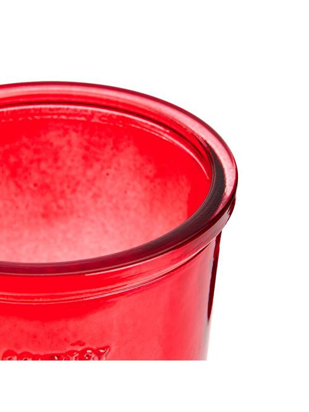 Karpuz Figürlü Pipetli Cam Bardak - Kırmızı-2