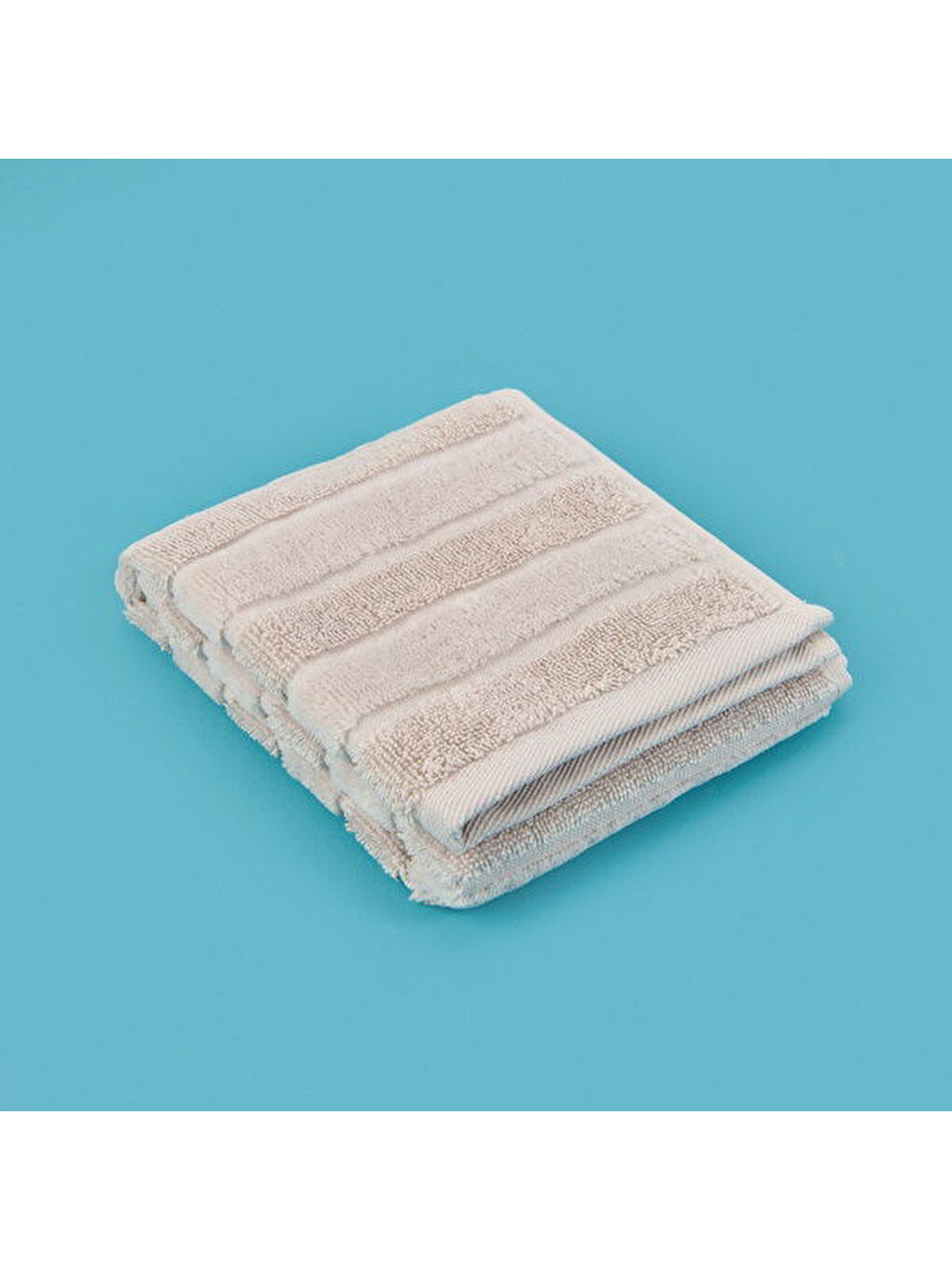 Soft Kadife El Havlusu - Gri - 30x50 cm-3