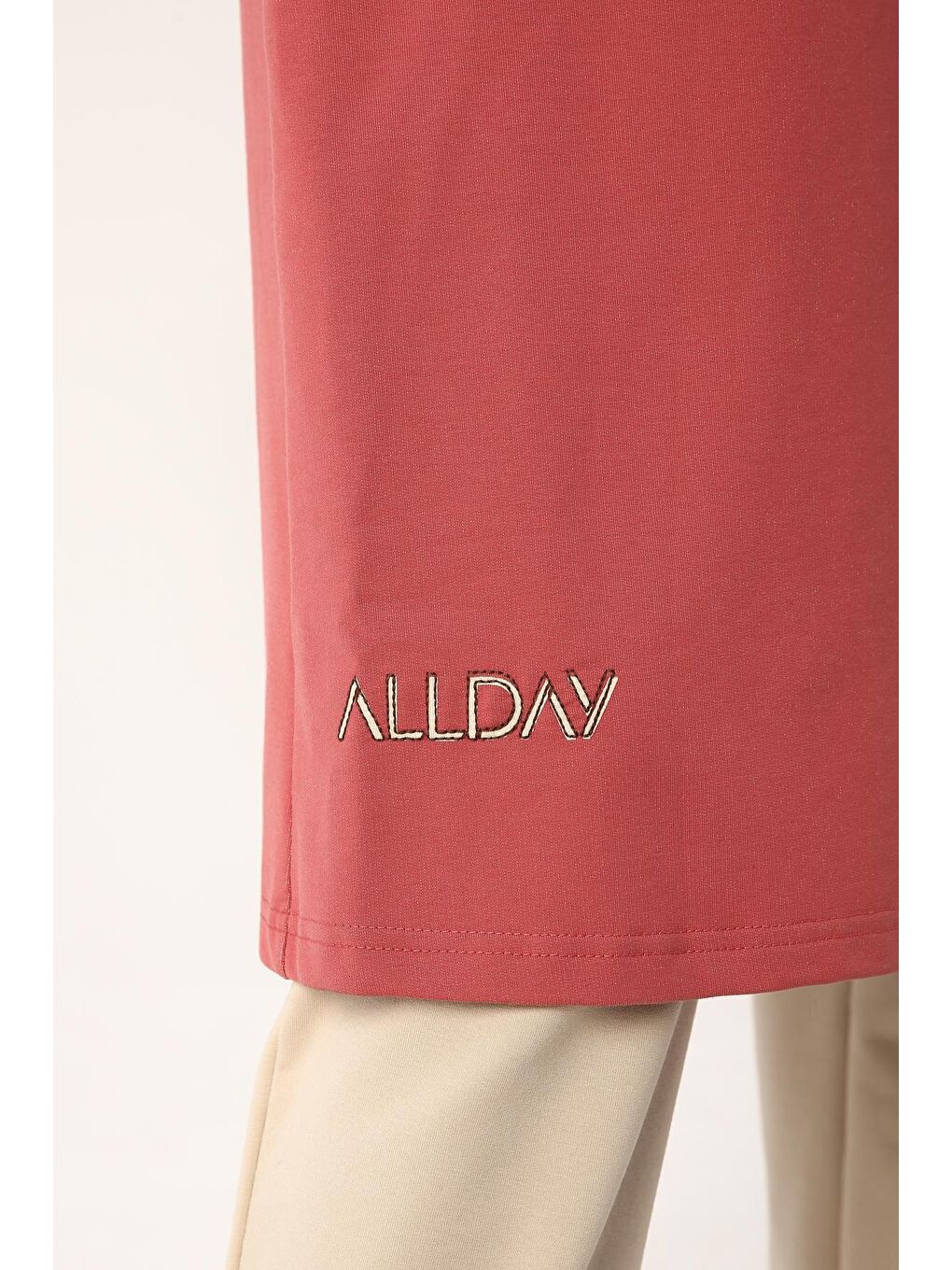 Pembe Gül Baskılı Kapüşonlu Hırka-4