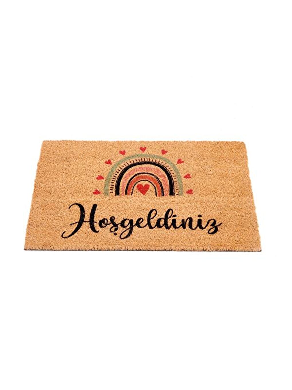 Bej Koko Kapı Paspası - Hoşgeldiniz-1