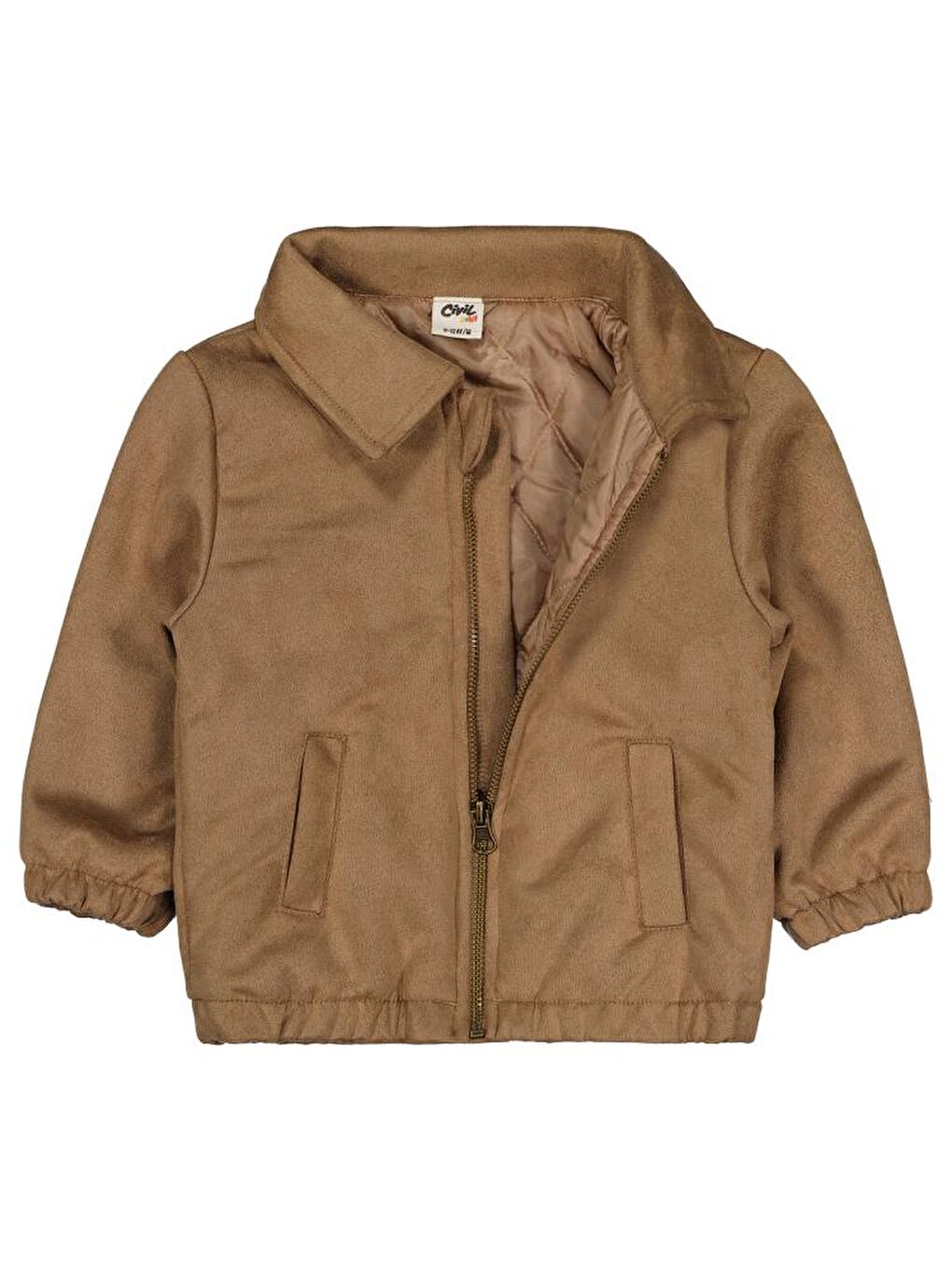 Bej Baby Süet 9-18 Ay Ceket-2