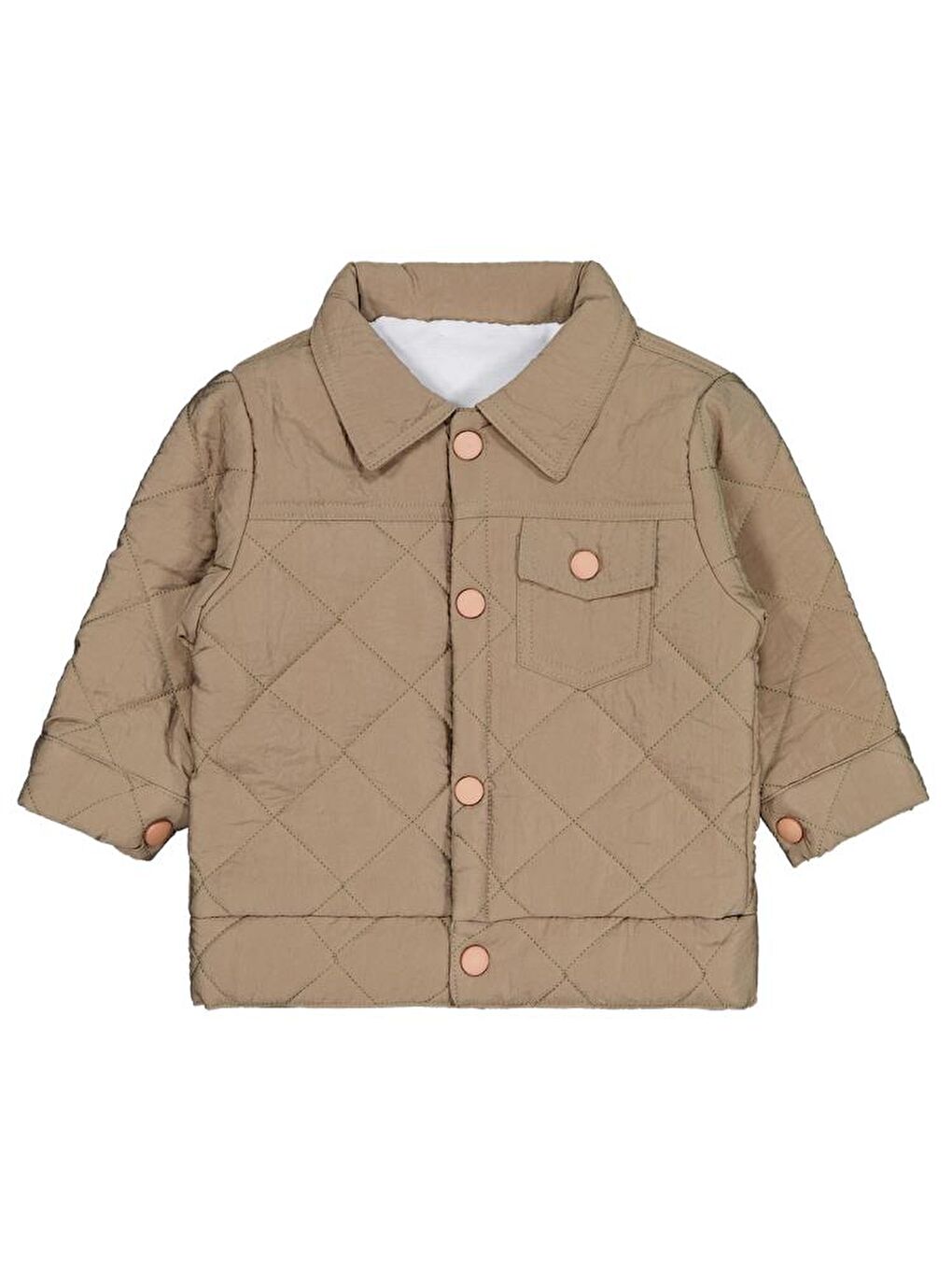 Haki Baby Baklava Desen 6-18 Ay Ceket-2