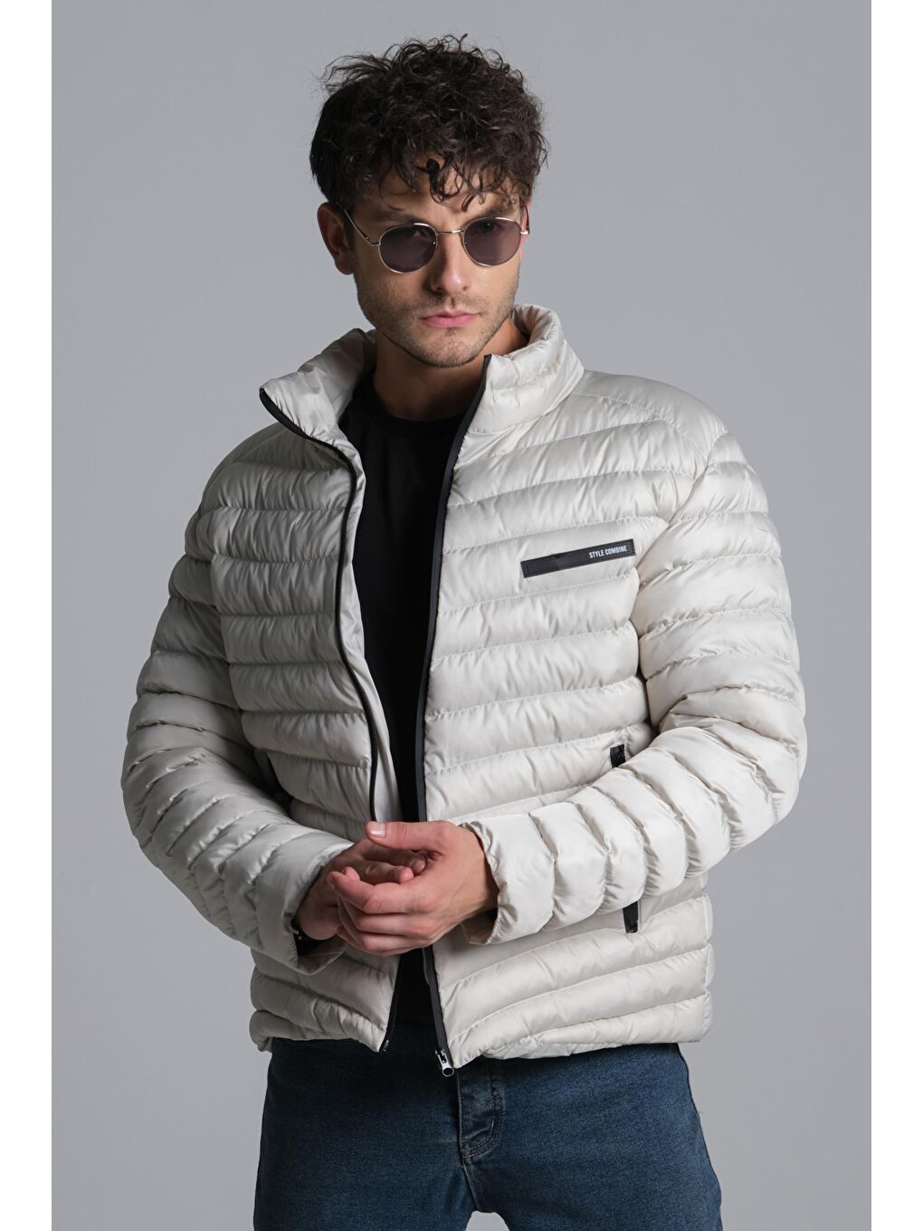 Stilkombin Taş Style Çapraz Şişme Mont PLDP 2953