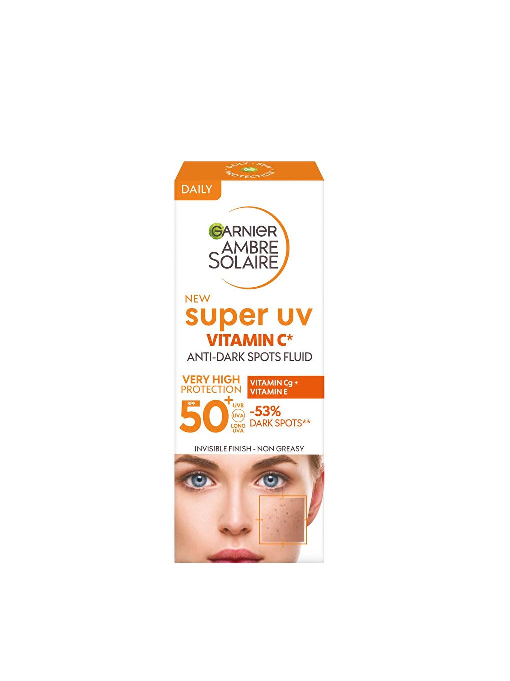 GARNIER Şeffaf Super UV C Vitamini Koyu Leke Karşıtı Fluid Yüz SPF50+ Güneş Kremi 40 ml - 1