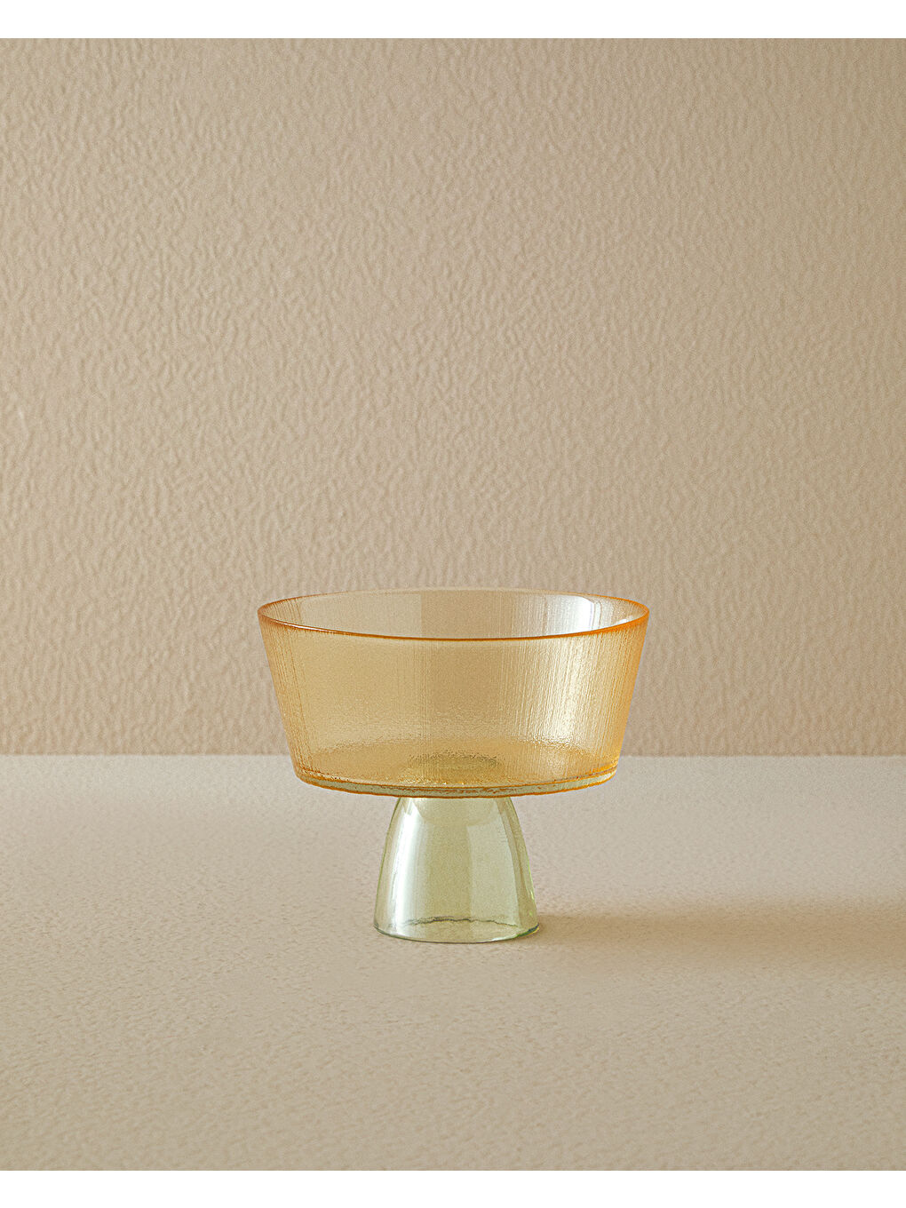 Unique Patch Cam Ayaklı Sunumluk Turuncu-Yeşil