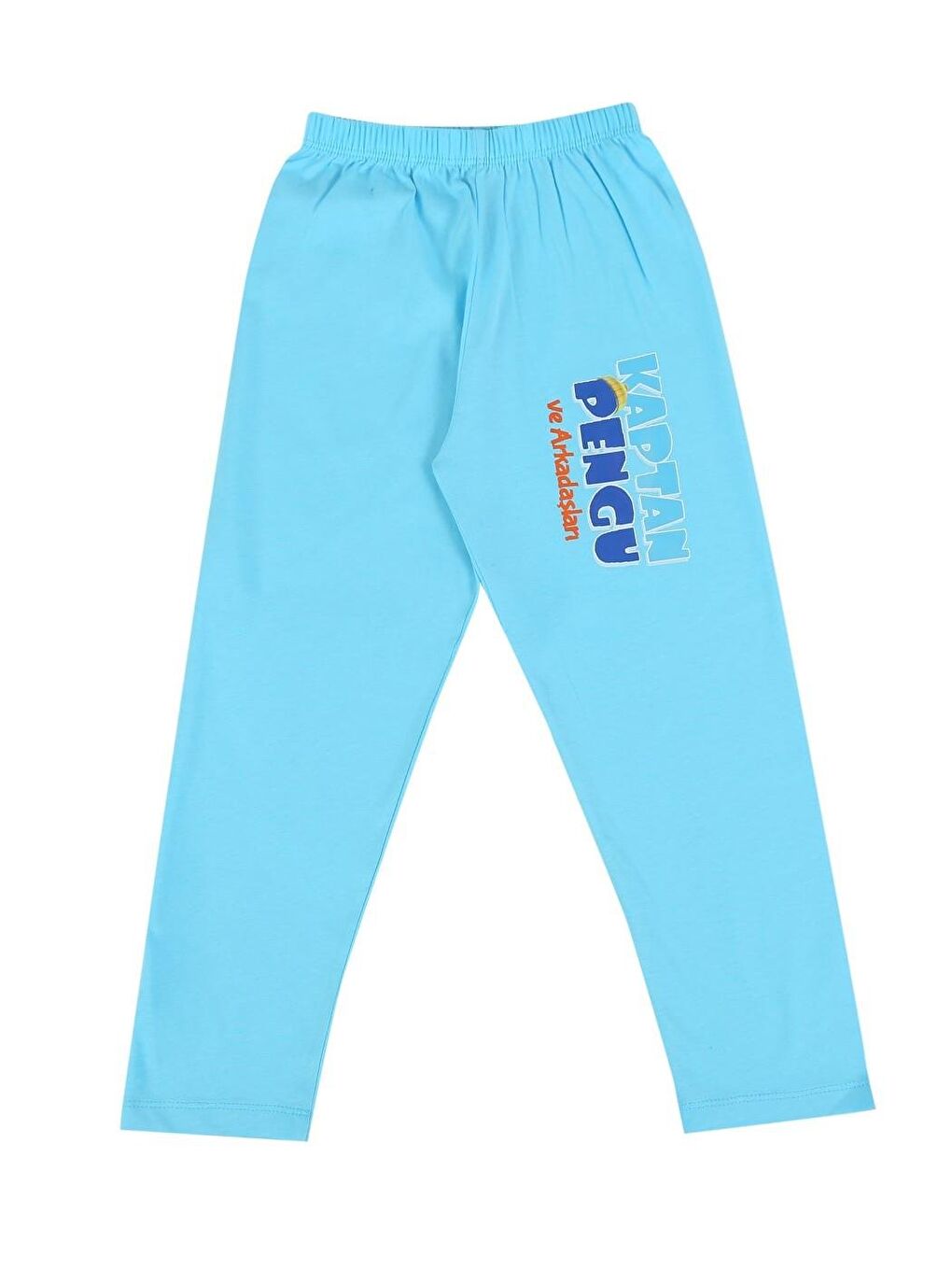 Vitmo Turkuaz Kaptan Pengu Erkek Çocuk Kısa Kollu %100 Pamuklu Pijama Takımı - 2