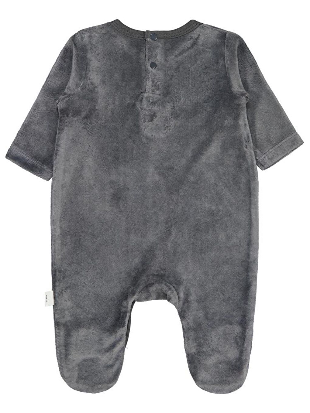 Gri Baby Sleepy Bear Ayıcık Nakışlı 1-9 Ay Tulum-1