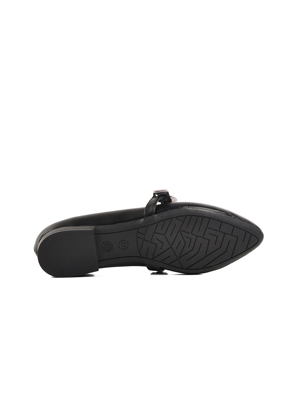 Siyah Hafif Kemerli Kadın Babet 354155 Z-4