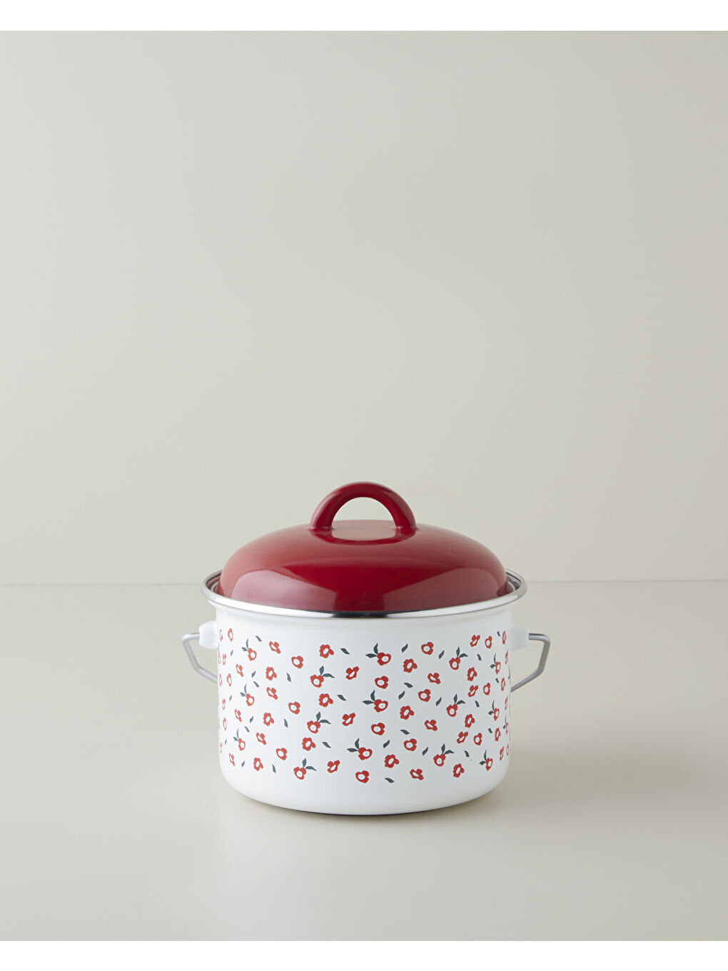 Bright Parade Emaye Bakraç 16 cm Beyaz