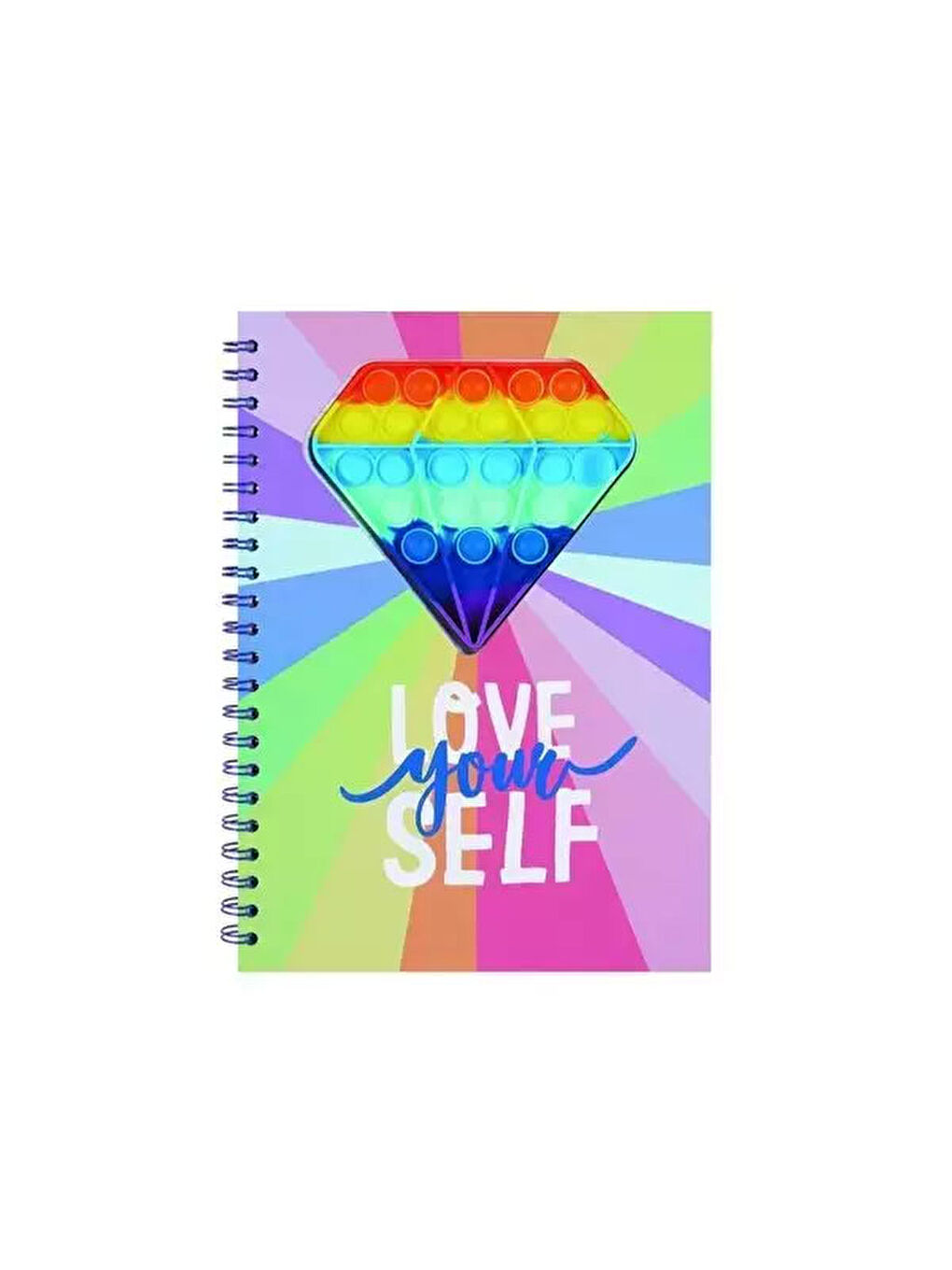 A4 Push Pop Bubble Elmas Spiralli Defter SM081701