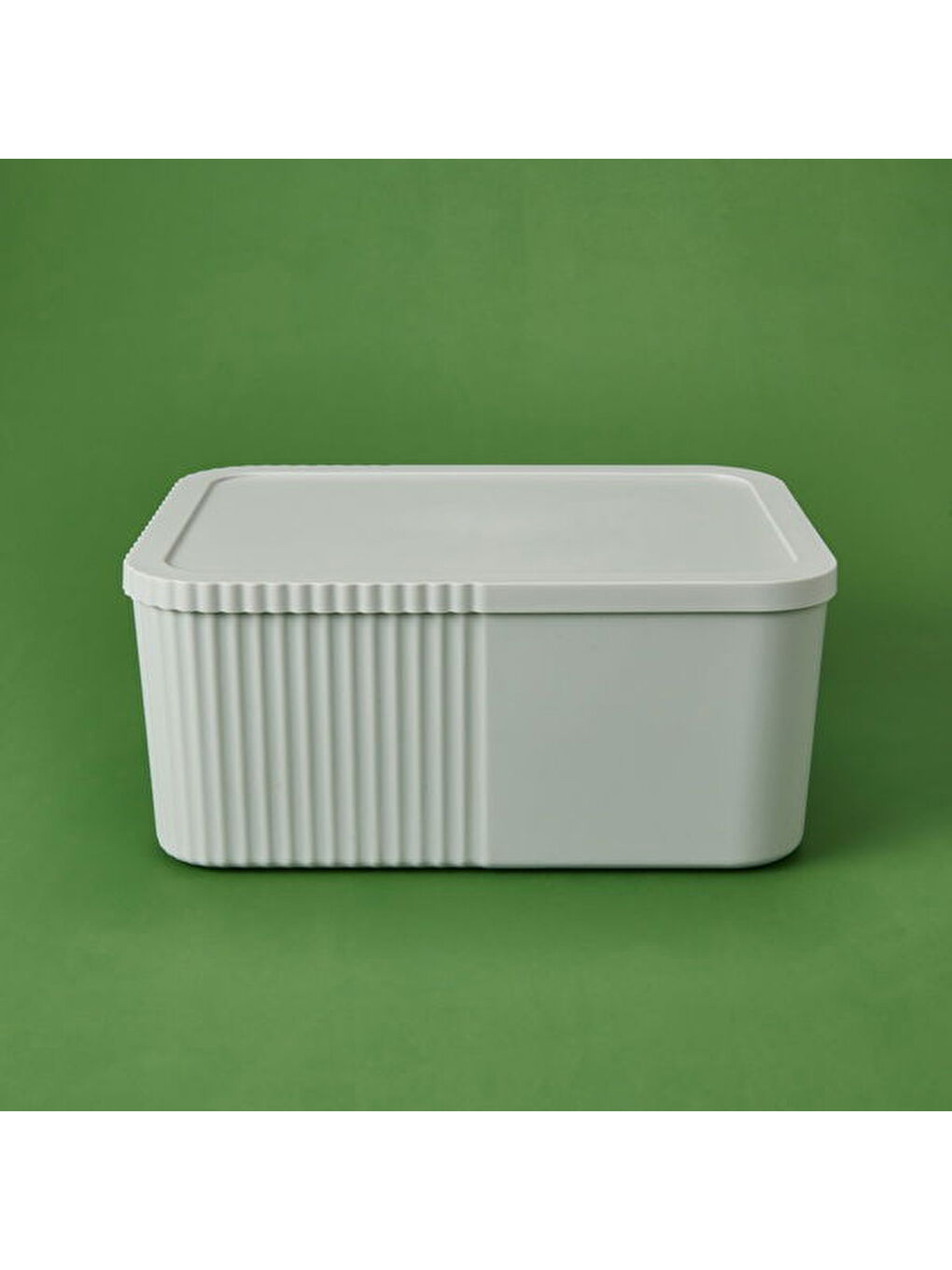 Kapaklı Büyük Boy Kutu - Gri - 12 lt-2