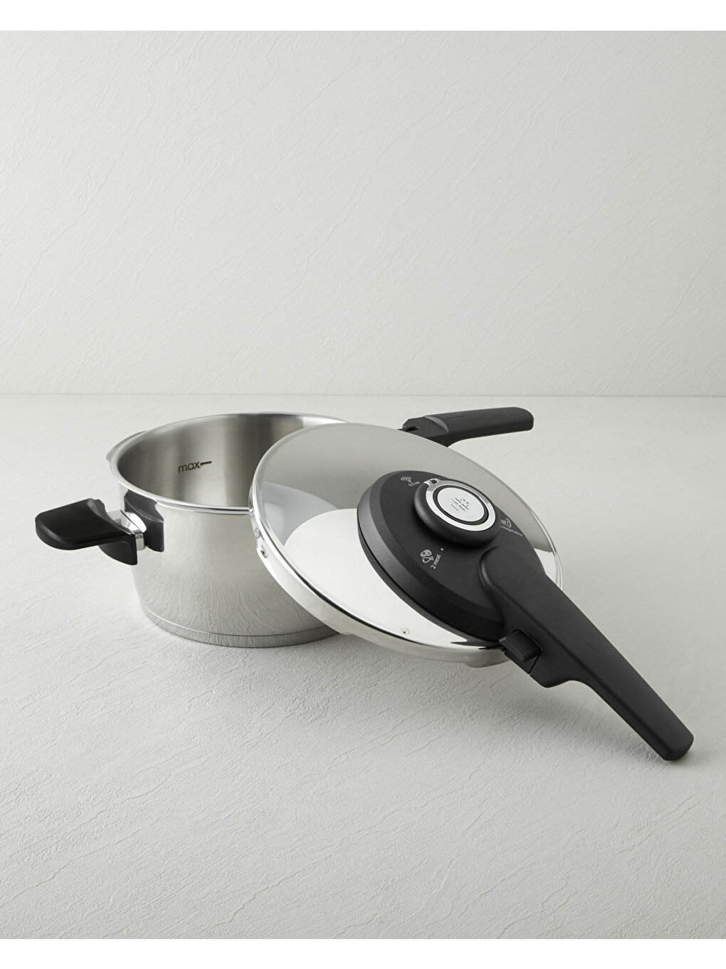 Hyperchef Paslanmaz Çelik Düdüklü Tencere Seti 4 + 6 L Siyah-2