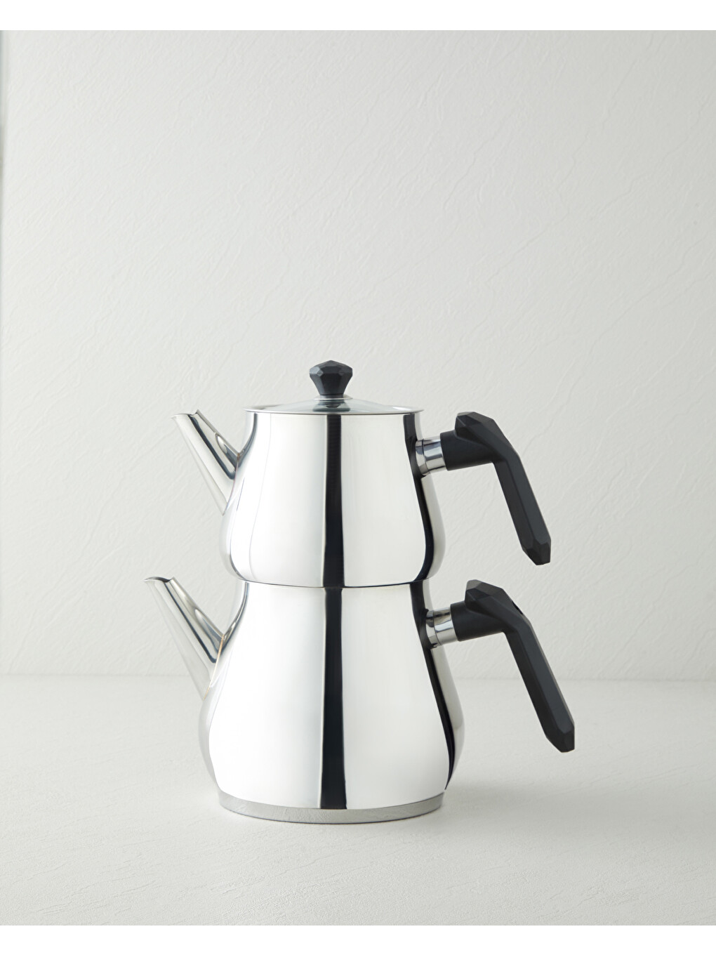 Prego Çelik Çaydanlık 1,25 L - 2,10 L Siyah