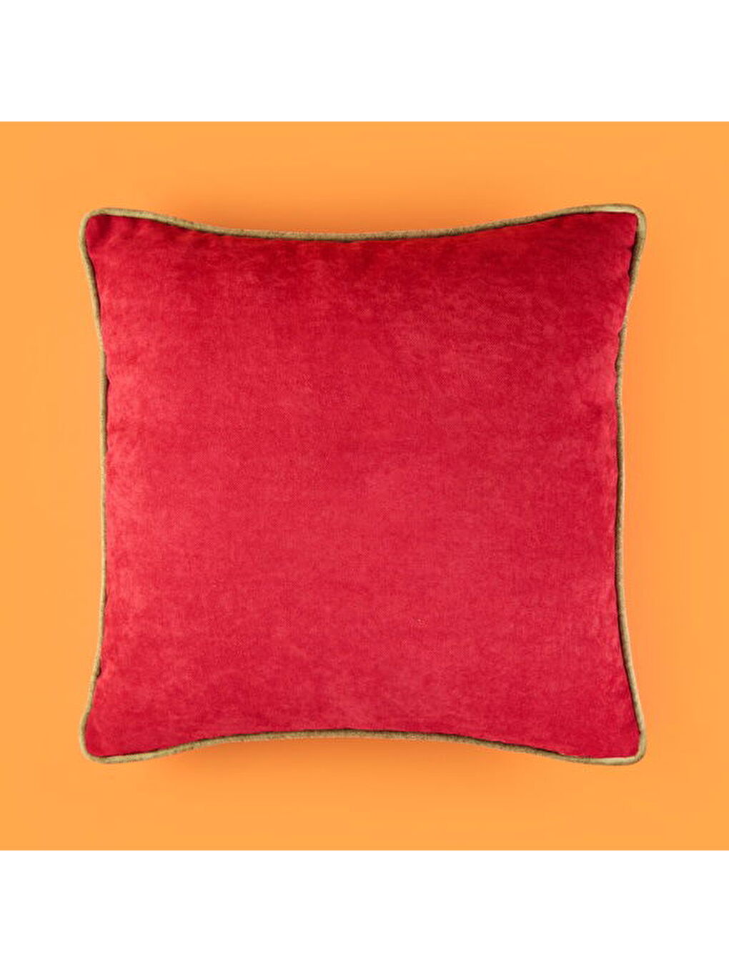 Soft Asas Kırlent - Kırmızı / Yeşil - 45x45 cm-1