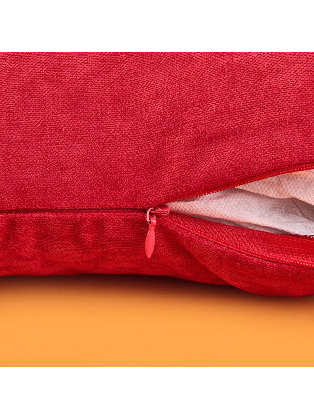 Soft Asas Kırlent - Kırmızı / Yeşil - 45x45 cm-3