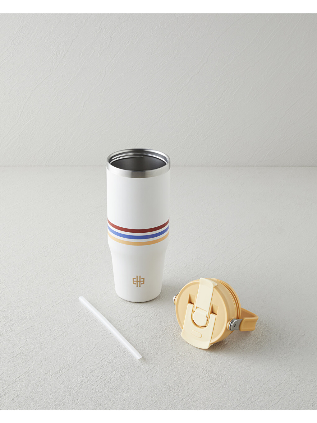 Good Mood Taffy Çelik Termos 960 Ml Beyaz-3