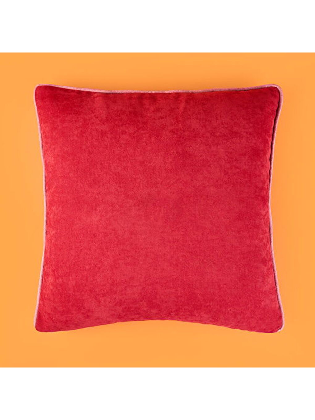 Soft Asas Kırlent - Kırmızı / Pembe - 45X45 cm-2