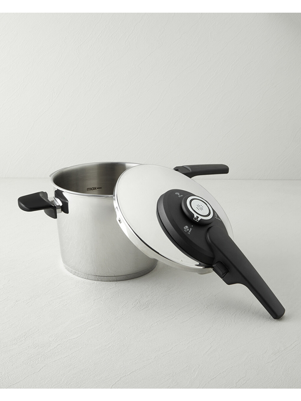 Hyperchef Paslanmaz Çelik Düdüklü Tencere 6l Siyah-1