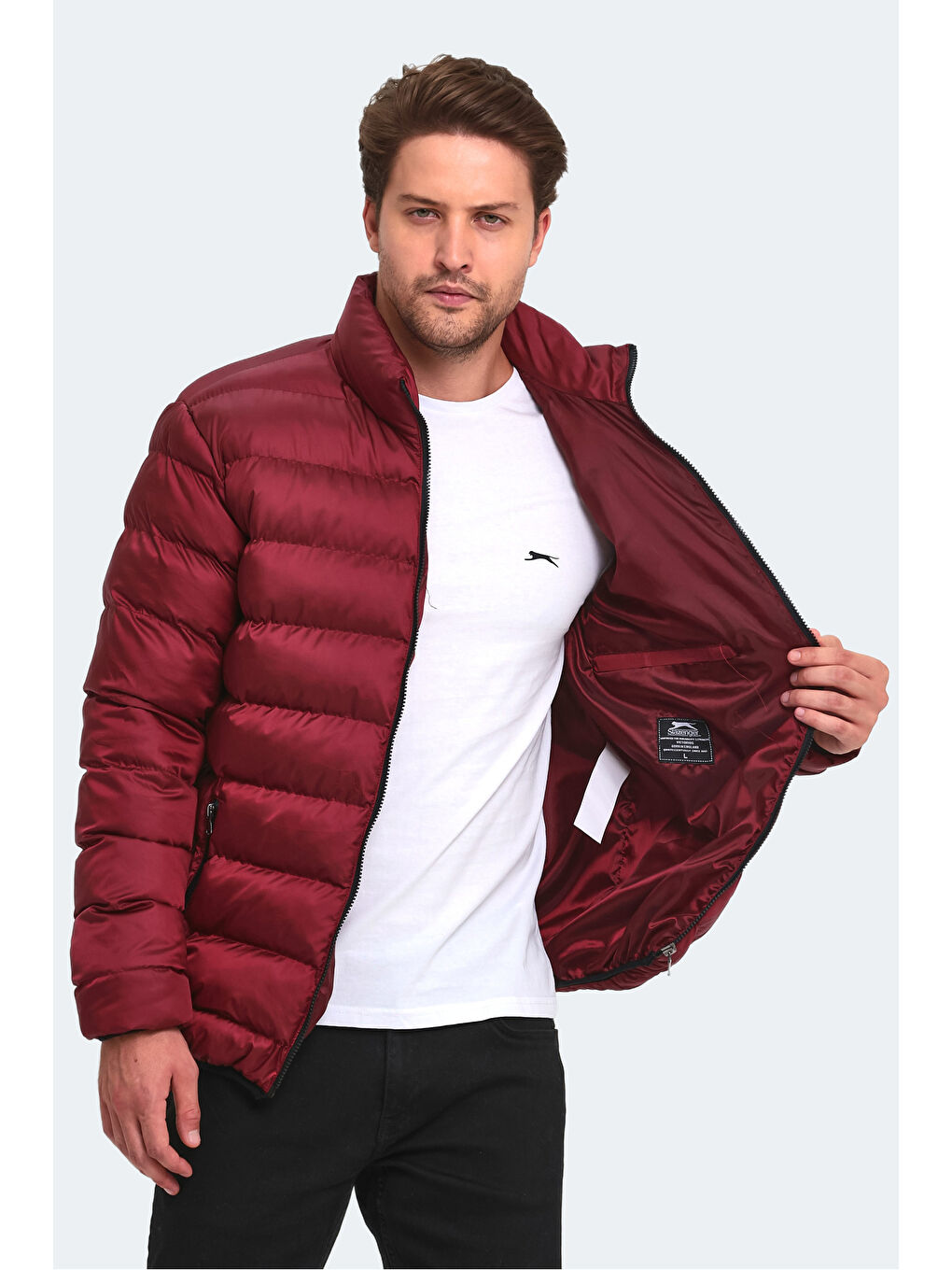 HONOR I Erkek Şişme Mont Bordo-5