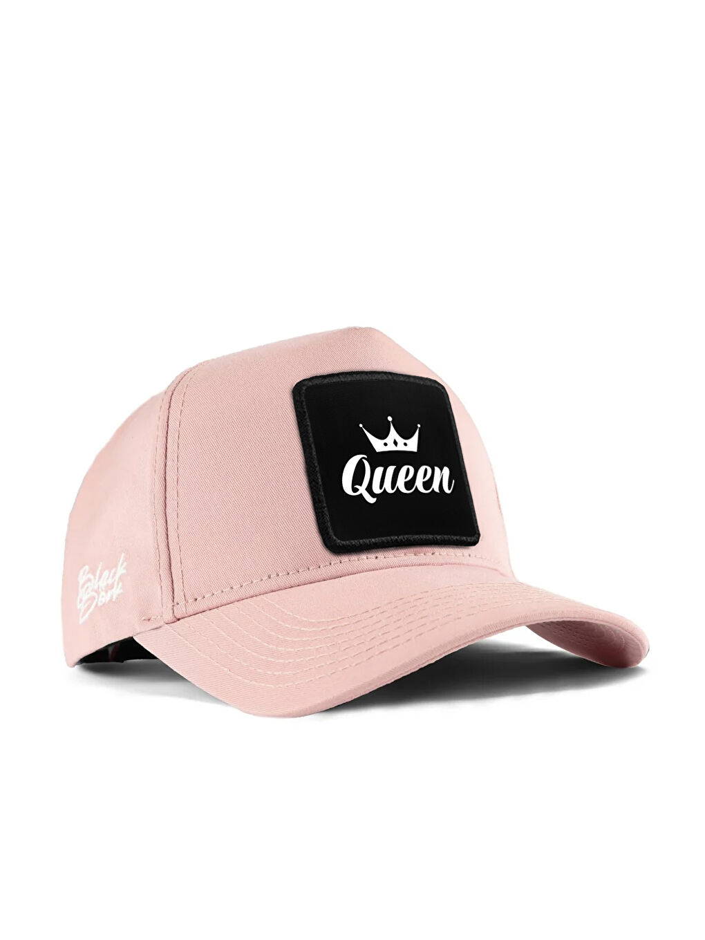 Pembe Queen Logolu Somon Beyzbol Şapka