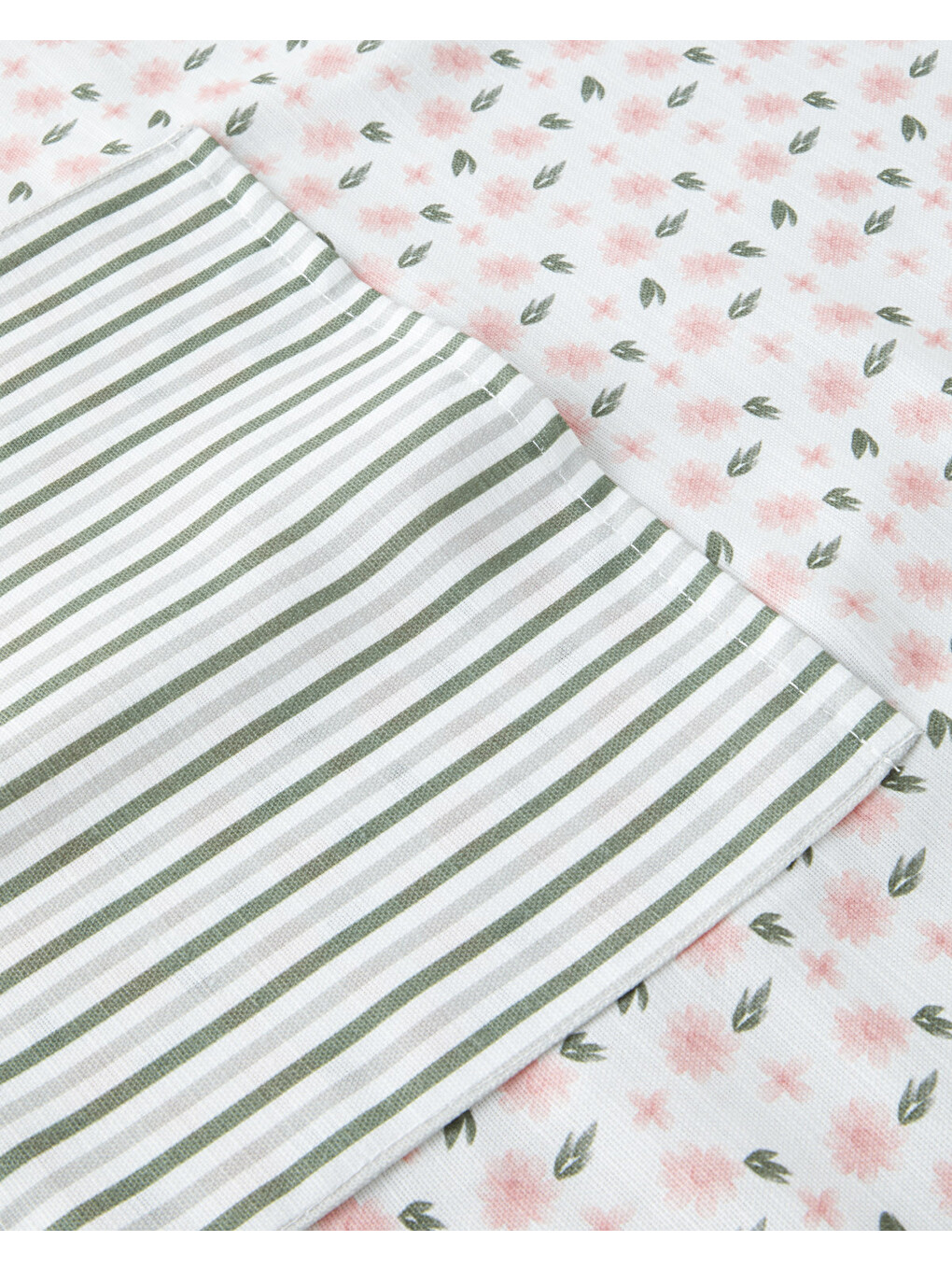 Petal Dreams Polyester Mutfak Önlüğü 75x80 Cm Beyaz - Pembe-1