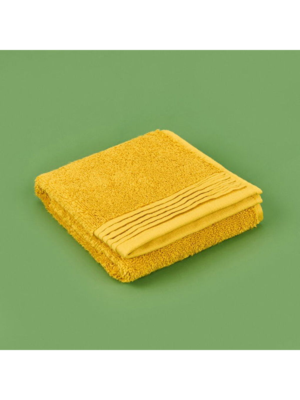 Kahverengi Soft Premium El Havlusu - Hardal - 30x50 cm-2