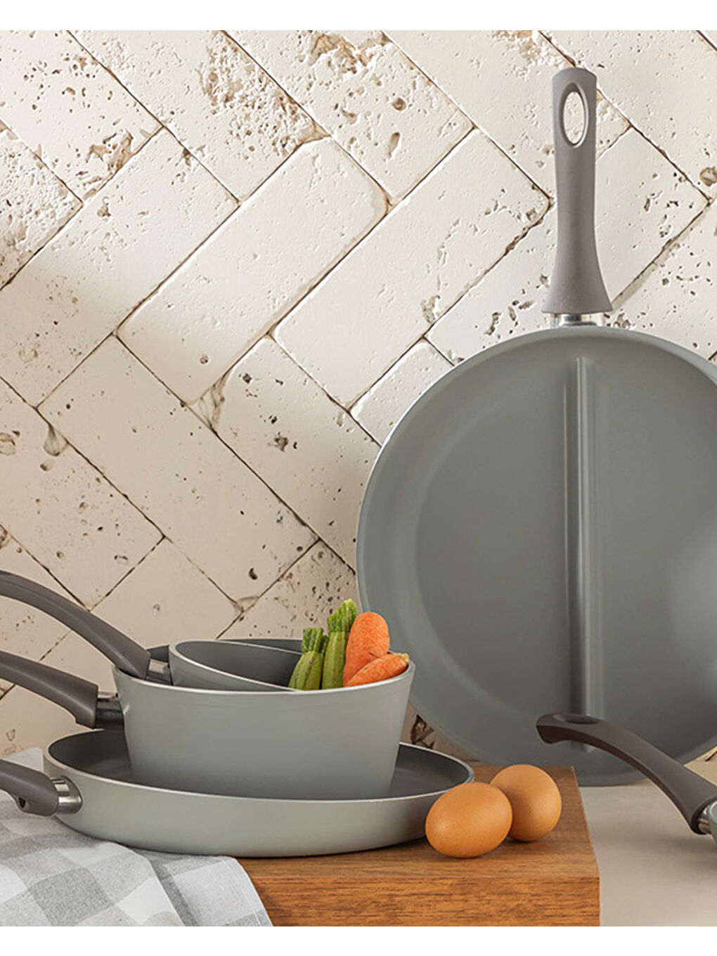 Pretty Mini Tava 14 cm Gri-2